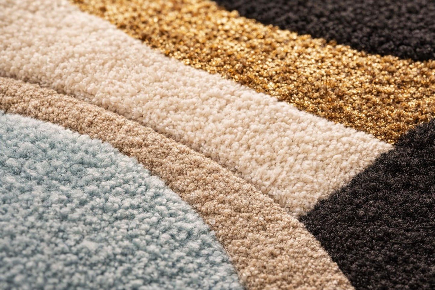 Luxury Abstract Hand Tufted Wool Rug |Modern Beige Gold Blue Area Rug| Contemporary Handmade Carpet | Designer Living Room Rug | 9x12 8x10