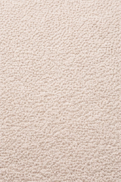 Luxury Hand Tufted Wool Rug | Solid Ivory Rug | Minimalist Modern Carpet | Custom Size Area Rug | Plush Soft Bedroom Living Room Rug