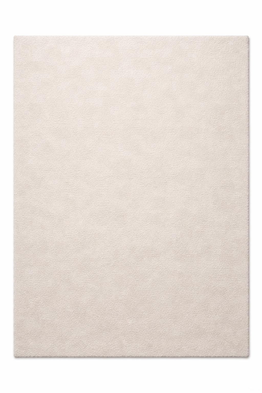 Luxury Hand Tufted Wool Rug | Solid Ivory Rug | Minimalist Modern Carpet | Custom Size Area Rug | Plush Soft Bedroom Living Room Rug