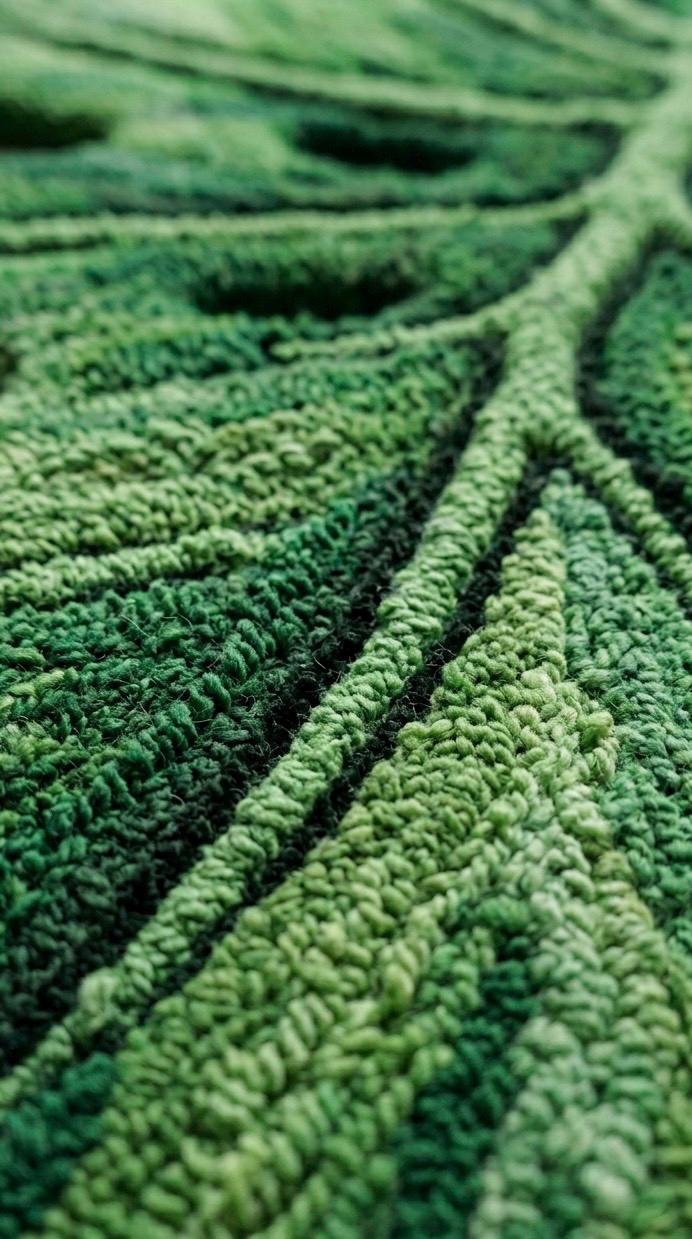 Monstera Leaf Rug | Hand Tufted Wool Rug |Botanical Green Area Rug | Organic Shape Rug | Luxury Statement Rug | Modern Tropical Home Decor